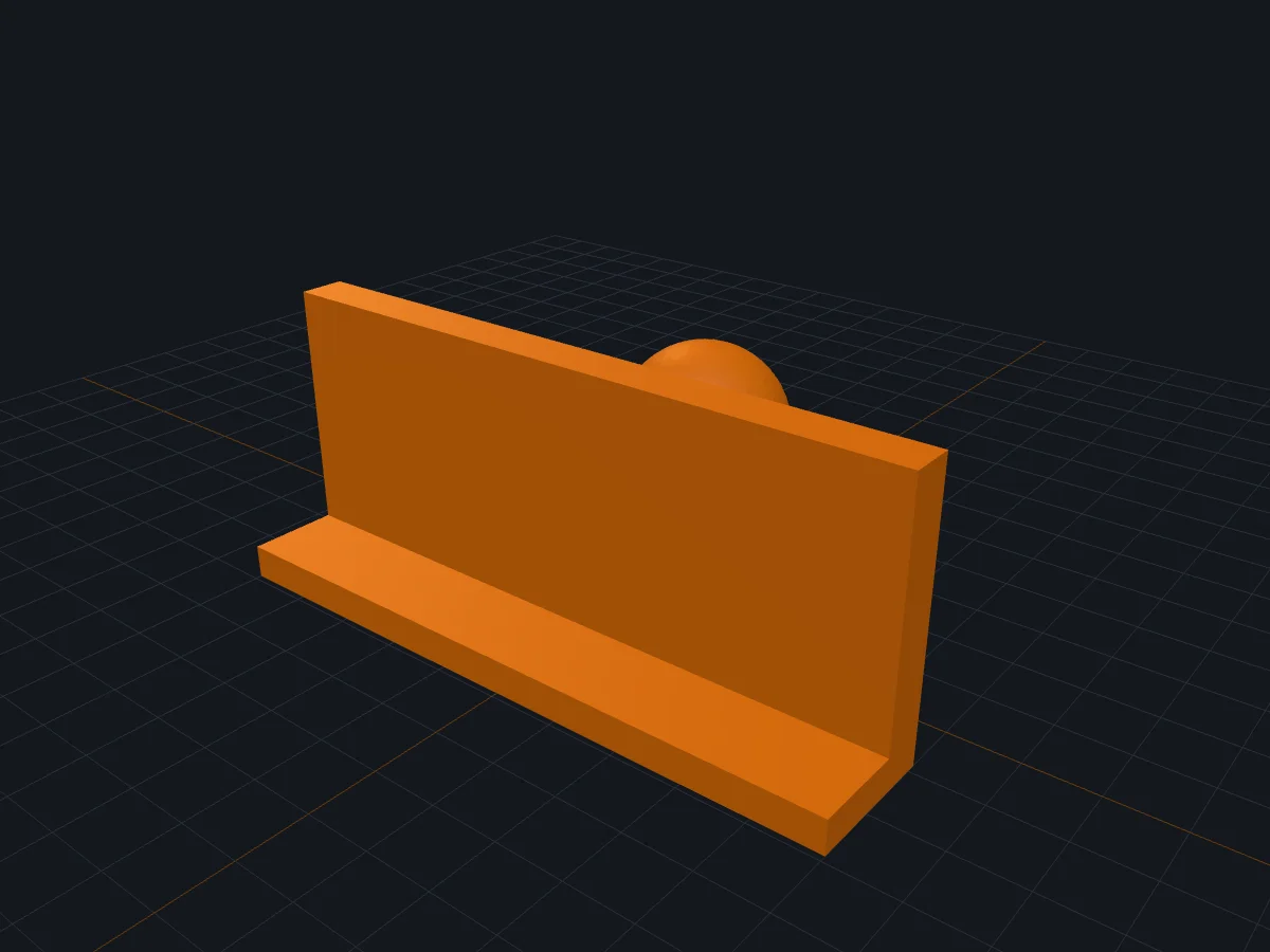 Generic 1" B-Size Ball Mount Faceplate